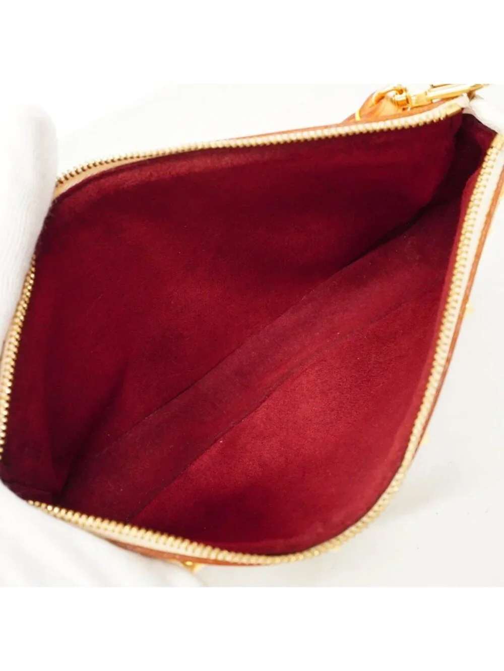Louis Vuitton Pouch Monogram Multicolor Pochette Blanc
